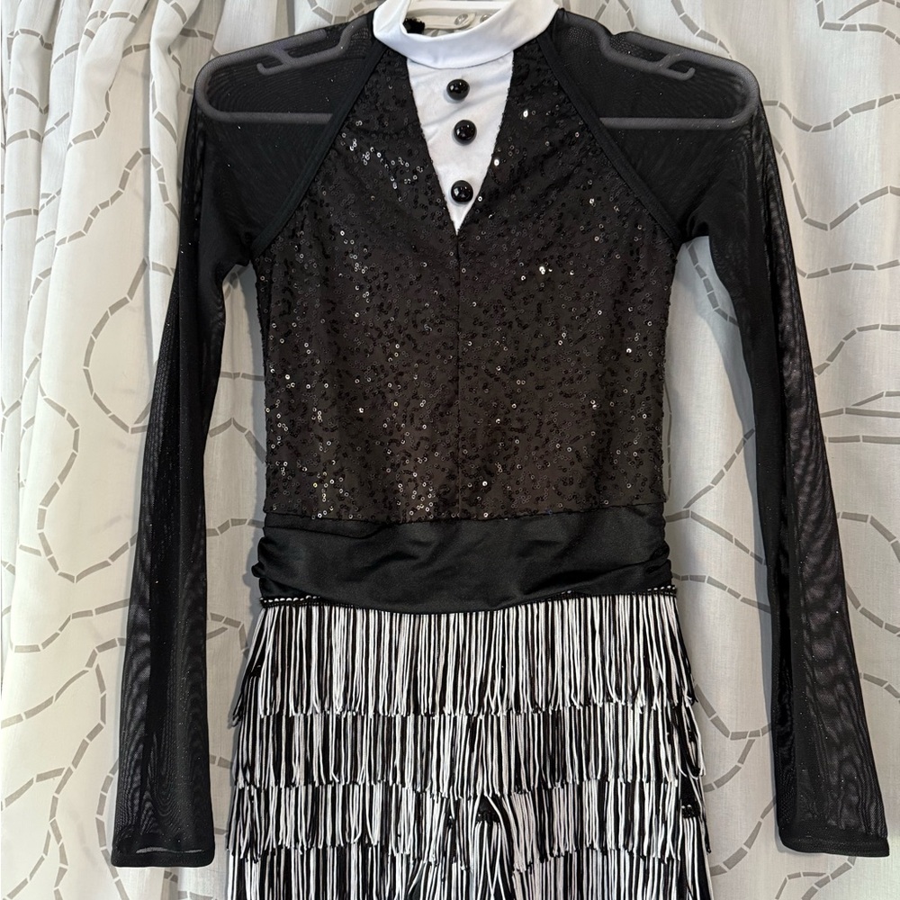 Weissman Black and White Dance Costume